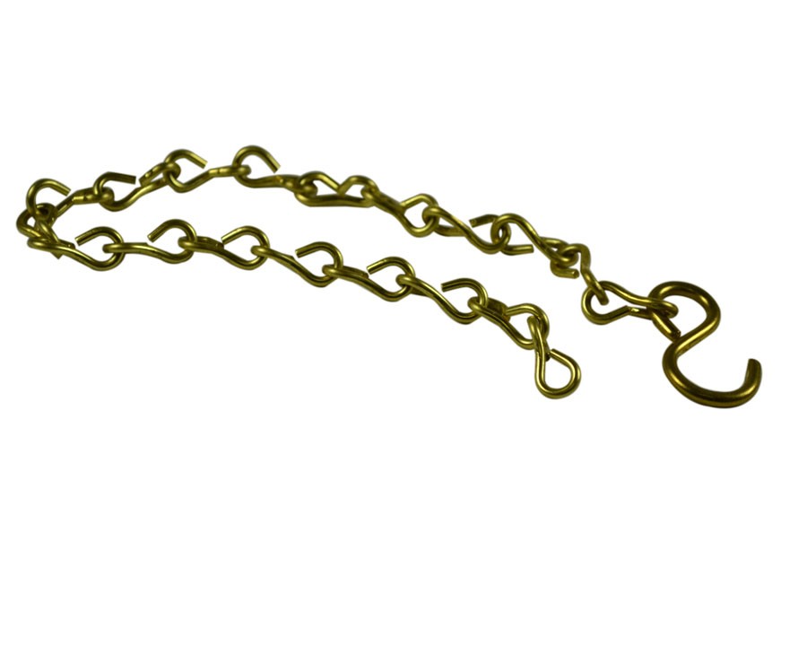 12 inch Long Jack Chain with S hook
