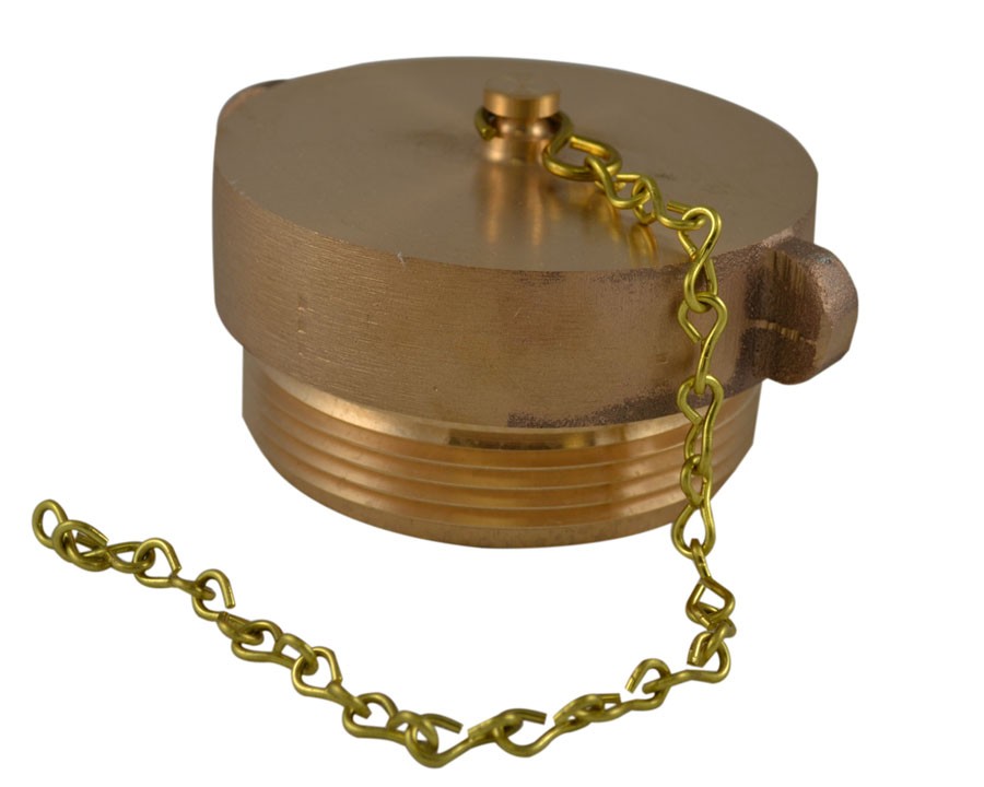 HPC30, 1.5 National Standard Thread (NST) Rockerlug Plug with chain Brass