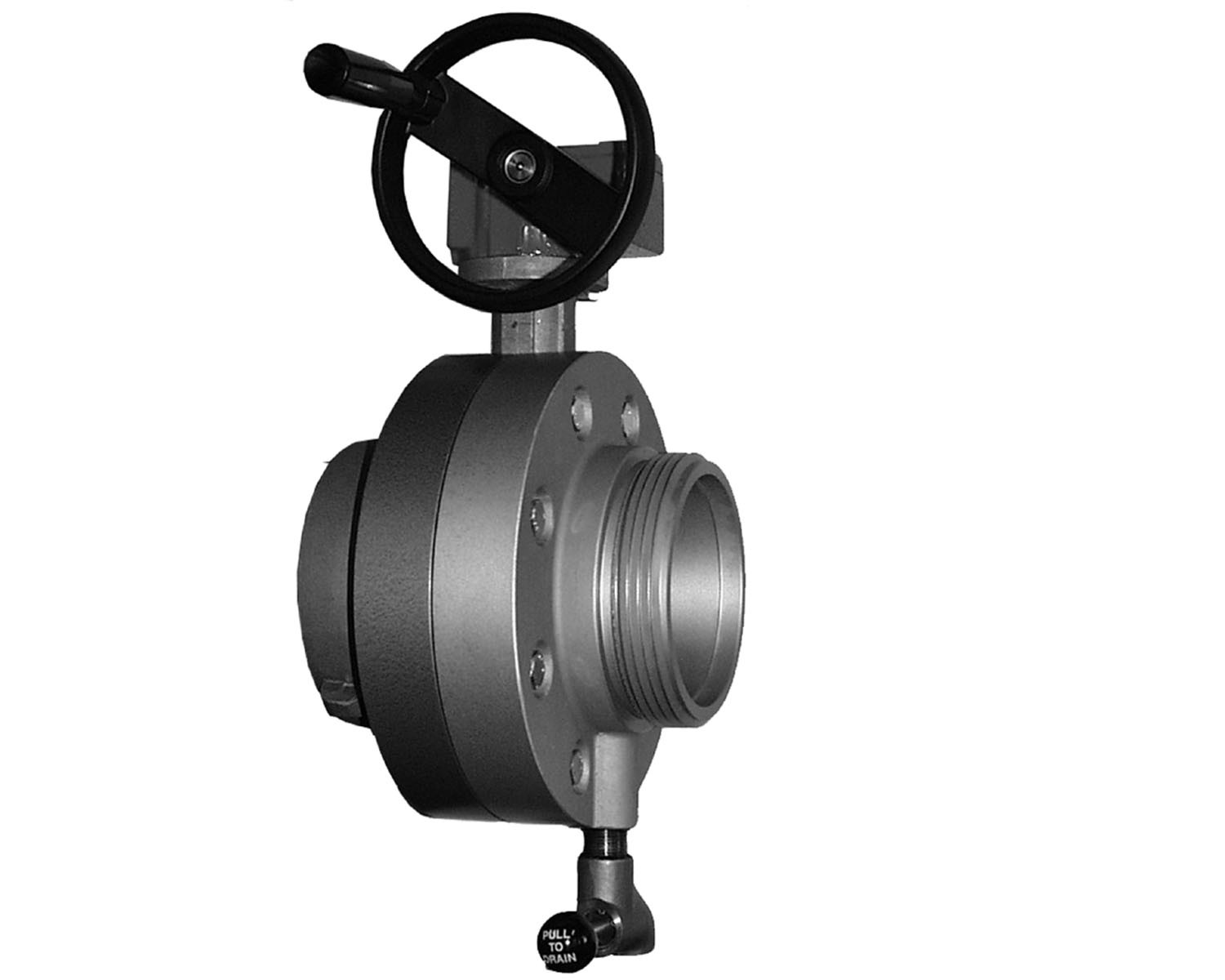 BV78H, 6 National Standard Thread (NST) Rockerlug Swivel X 6 National Standard Thread (NST) Male 6 Butterfly Valve,with Gear Operator, Speed Handwheel