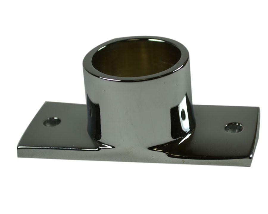 HBP64, Handrail Baseplate Brass Chrome Plated