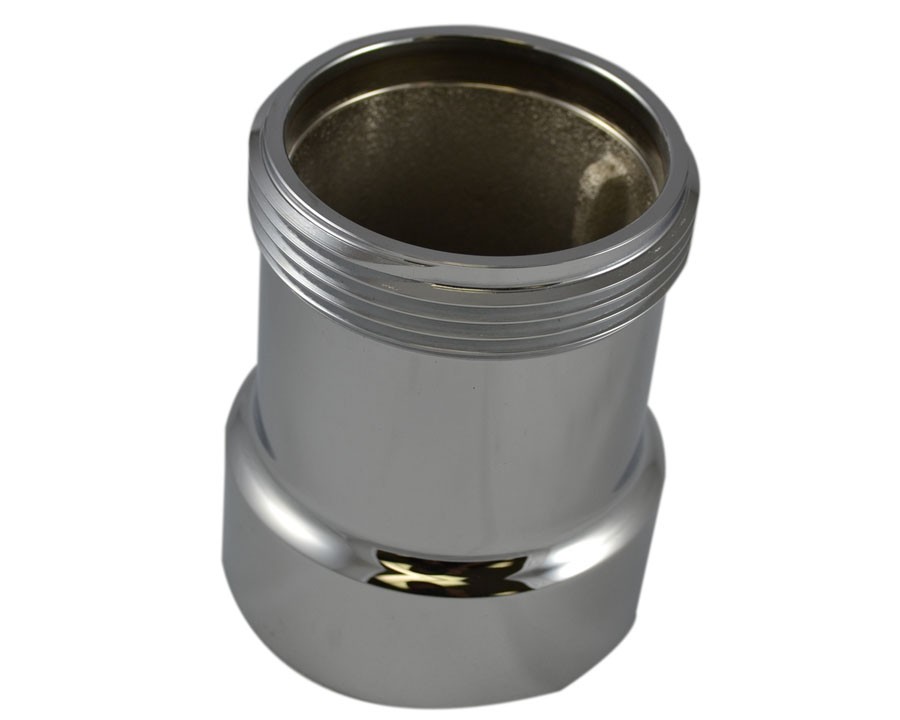 IL35, 2.5 National Pipe Thread Female X 2.5 National Standard Thread (NST)T M 4   Brass Chrome Plated, Internal Lug Bushing