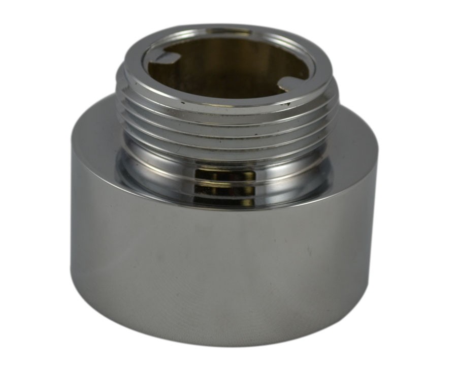 IL35, 2 National Pipe Thread Female X 1.5 National Standard Thread (NST)T M IL ING  Brass Chrome Plated, Internal Lug Bushing