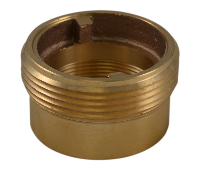 IL35, 2 National Pipe Thread Female X 2.5 National Standard Thread (NST) Male Brass, Internal Lug Bushing