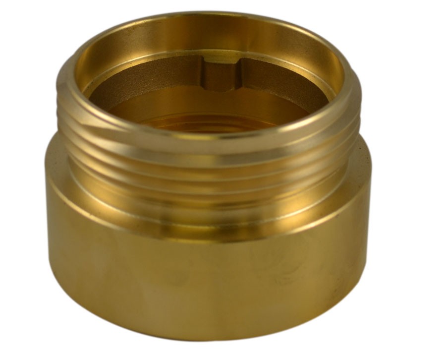 IL35, 3 National Pipe Thread Female X 3 National Standard Thread (NST) Male Brass, Internal Lug Bushing