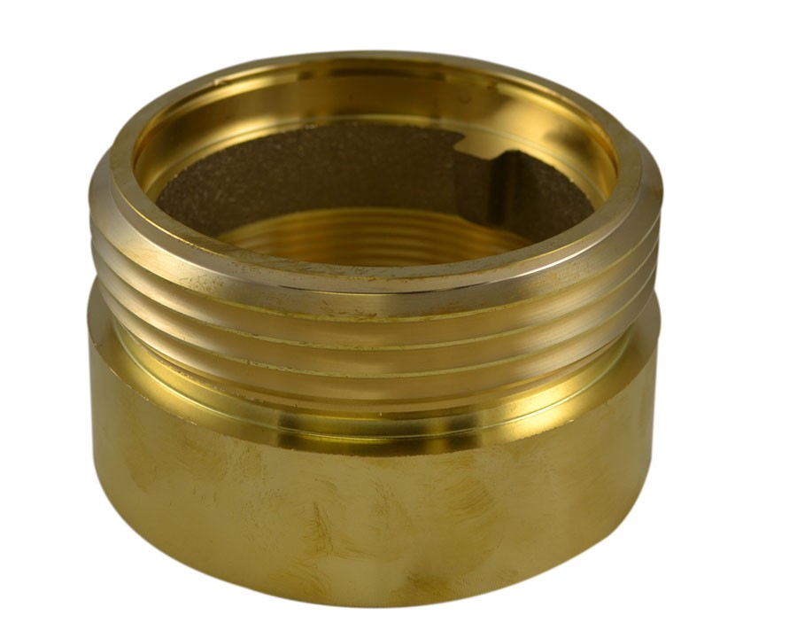 IL35, 4 National Pipe Thread Female X 4 National Standard Thread (NST) Male Brass, Internal Lug Bushing