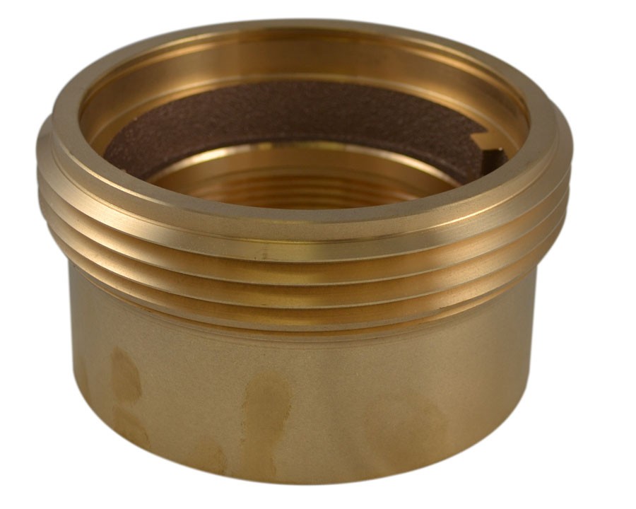 IL35, 4 National Pipe Thread Female X 4.5 National Standard Thread (NST) Male Brass, Internal Lug Bushing