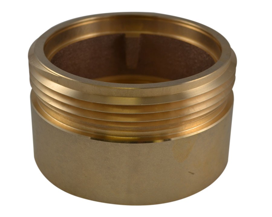 IL35, 5 National Pipe Thread Female X 4.5 National Standard Thread (NST) Male Brass, Internal Lug Bushing