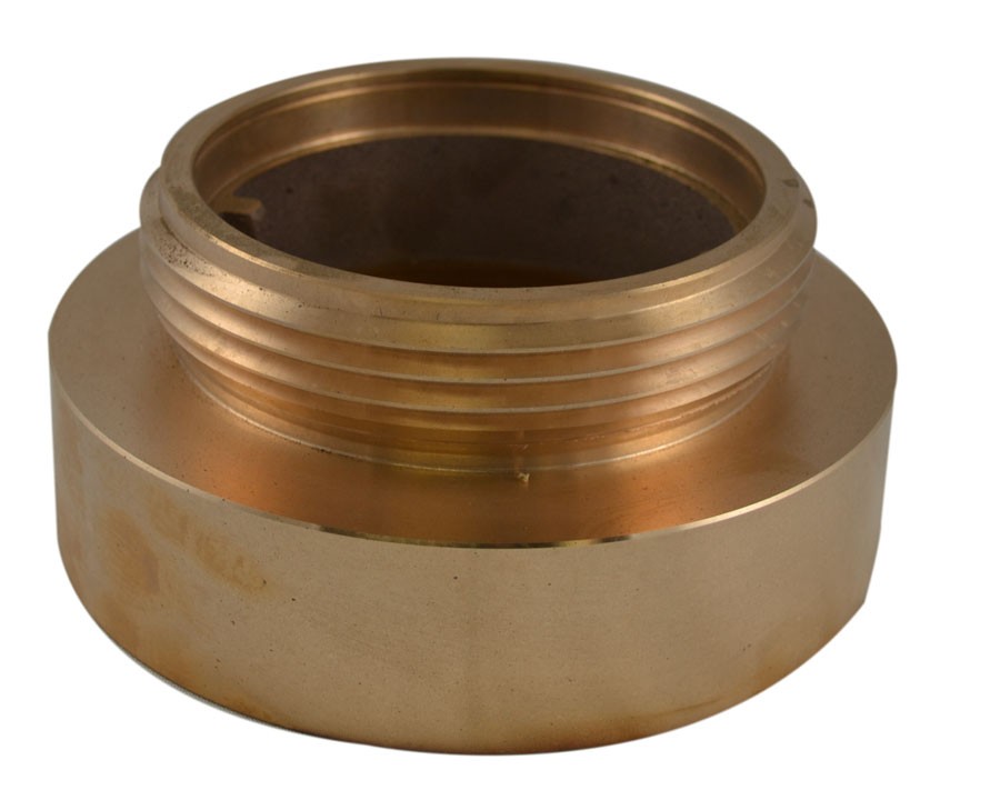 IL35, 6 National Pipe Thread Female X 4.5 National Standard Thread (NST)T  Brass, Internal Lug Bushing