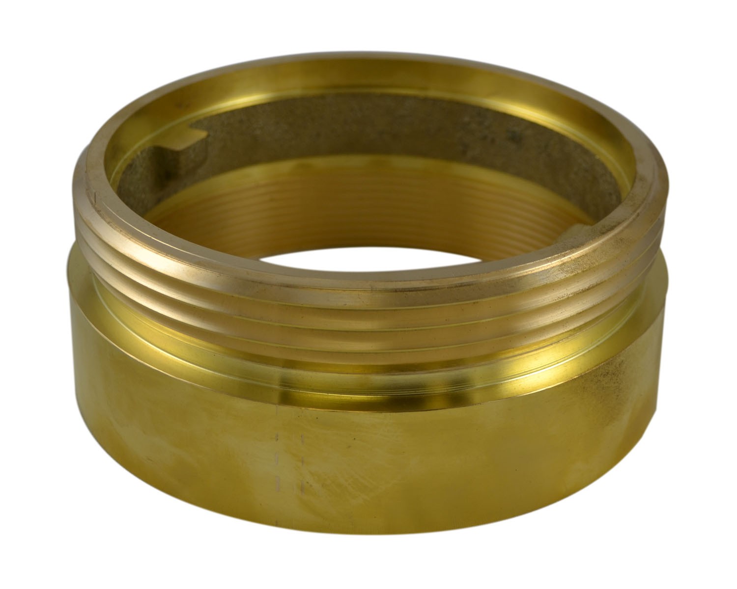 IL35, 6 National Pipe Thread Female X 6 Customer Thread Male Brass, Internal Lug Bushing