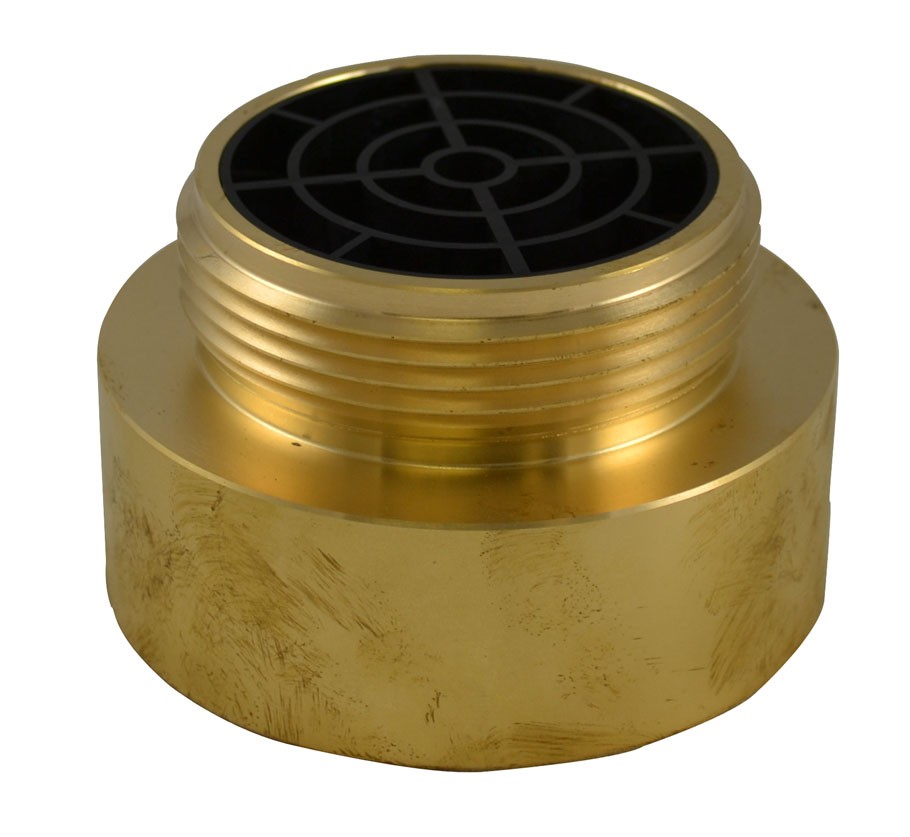 IL35S, 3 National Pipe Thread Female X 2.5 Customer Thread Male Brass, Internal Lug Bushing with Screen