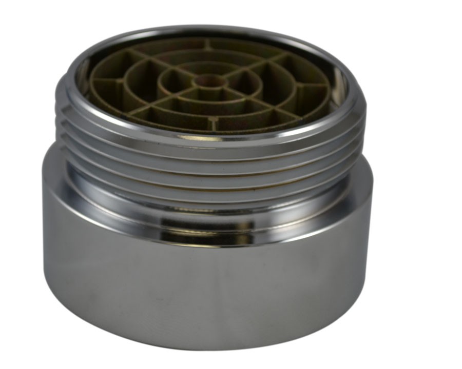 IL35S, 3 National Pipe Thread Female X 3 Customer Thread Male Brass Chrome Plated, Internal Lug Bushing with Screen