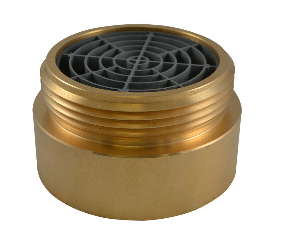 IL35S, 5 National Pipe Thread Female X 5 National Standard Thread (NST) Male Brass, Internal Lug Bushing with Screen