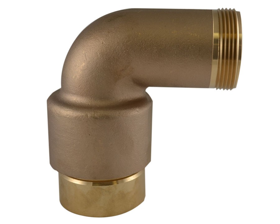 MDE77, 2.5 National Pipe Thread (NPT) Free Swivel X 2.5 National Standard Thread (NST) Male