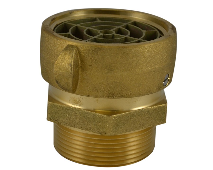 SA39S, 2.5 Customer Thread Female Swivel X 1.5 Customer Thread Male W/SCRN Brass, 