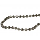 1/4 Ball Chain for Cap and Plugs, Chrome Plated sold per foot
