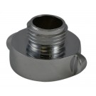 A37, 1.5 Customer Thread Female X 1 Customer Thread Male Adapter Brass Chrome Plated, Rockerlug Tested to 500 psi