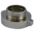 A37, 3.5 Customer Thread Female X 2.5 Customer Thread Male Adapter Brass Chrome Plated, Rockerlug Tested to 500 psi