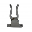 BMA53, Bottom Mount Axe Handle Bracket, Brass Chrome Plated