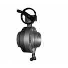 BV78H, 6 National Standard Thread (NST) Rockerlug Swivel X 6 National Standard Thread (NST) Male 6 Butterfly Valve,with Gear Operator, Speed Handwheel