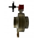 BV78H, 4 National Pipe Thread (NPT) Female (rigid) x 5 Customer Thread Male 5 valve,with Gear Operator, Speed Handwheel