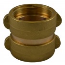 DF44, 4 National Standard Thread (NST) X 3 National Standard Thread (NST) Double Female Adapter Brass