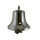 FB12, 12 inch Fire Bell Brass Chrome Plated with Stand, Clapper, and Acorn Bolt