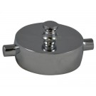 HC27, 2 National Standard Thread (NST) Female Cap Brass Chrome Plated without Chain, Rockerlug Tested to 500 psi