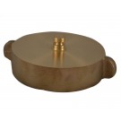 HC27, 3 Customer Thread Female Cap Brass without Chain, Rockerlug Tested to 500 psi