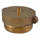 HP29, 3 Customer Thread Male Plug without chain Rockerlug Brass