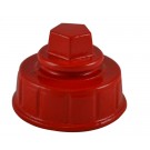 HC73, 4.5 National Standard Thread (NST) Female Hydrant Cap with out Chain, Painted