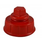 HC73, 2.5 National Standard Thread (NST) Female Hydrant Cap with out Chain, Painted