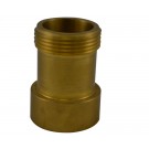 IL35, 2.5 National Pipe Thread Female X 2.5 National Standard Thread (NST)T M 4   Brass, Internal Lug Bushing