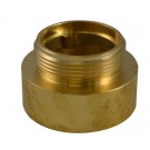 IL35, 3 National Pipe Thread Female X 2.5 National Standard Thread (NST) Male Brass, Internal Lug Bushing