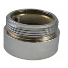 IL35, 5 National Pipe Thread Female X 4.5 National Standard Thread (NST) Male Brass Chrome Plated, Internal Lug Bushing