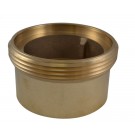 IL35, 5 National Pipe Thread Female X 6 National Standard Thread (NST) Male Brass, Internal Lug Bushing
