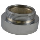 IL35, 6 National Pipe Thread Female X 4.5 Customer Thread  Brass Chrome Plated, Internal Lug Bushing