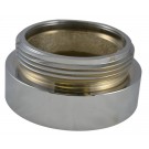 IL35, 6 National Pipe Thread Female X 5 Customer Thread Male Brass Chrome Plated, Internal Lug Bushing