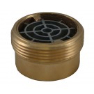 IL35S, 2 National Pipe Thread Female X 2.5 National Standard Thread (NST) Male Brass, Internal Lug Bushing with Screen