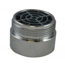 IL35S, 2.5 National Pipe Thread Female X 2.5 Customer Thread Male Brass Chrome Plated, Internal Lug Bushing with Screen