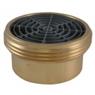 IL35S, 4.5 National Pipe Thread Female X 4.5 National Standard Thread (NST) Male Brass, Internal Lug Bushing with Screen