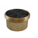 IL35S, 4.5 National Pipe Thread Female X 5 National Standard Thread (NST) Male Brass, Internal Lug Bushing with Screen