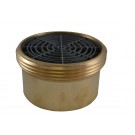 IL35S, 4.5 National Pipe Thread Female X 5 Customer Thread Male Brass, Internal Lug Bushing with Screen