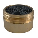 IL35S, 5 National Pipe Thread Female X 4.5 National Standard Thread (NST) Male Brass, Internal Lug Bushing with Screen