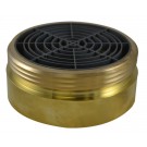 IL35S, 6 National Pipe Thread Female X 6 National Standard Thread (NST) Male Brass, Internal Lug Bushing with Screen