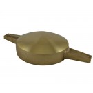 LHC26P, 3.5 National Standard Thread (NST)  Brass, Pressure Cap Plain Face, Recessed Long Handle Tested to 500 psi