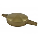 LHC26P, 3 National Standard Thread (NST)  Brass, Pressure Cap Plain Face, Recessed Long Handle Tested to 500 psi