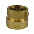 SDF33, 1.5 National Pipe Thread (NPT) Female X 1.5 National Standard Thread (NST) Female Rockerlug Swivel Brass, Double Female Swivel Coupling