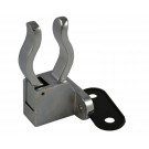 SMP59Z, Side Mount Pike Pole Bracket Zinc Chrome Plated for 1.5 Inch Pole, Equipment Mounting Bracket